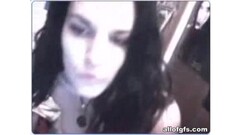 Busty brunette teen shows hot body on webcam Thumb