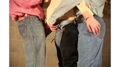 Hot threesome of gay cowboy action Thumb