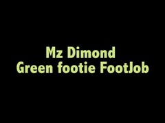 green ankle socks footjob Thumb