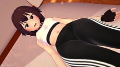 Megumin esta caliente viste ropa deportiva para follar (versi&oacute_n adulta) (hentai 3D) Thumb