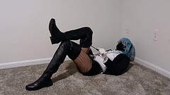 Hatsune Miku, cosplay, spanking myself till I get too tired. Thumb