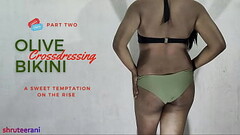OLIVE BIKINI PART 2 - CROSSDRESSING BY INDIAN SHEMALE Thumb