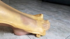 Golden slime fetish feet Thumb