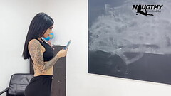 Beautiful teacher records a porn video in the classroom Thumb