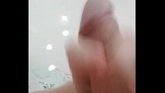 ---LATINA SHEMALE BIG WHITE COCK CAM!!! Thumb