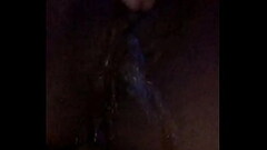 Hot Black slut moans as she squirts all over her camera Thumb