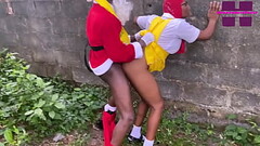 SANTA GAVE THE GIRL IN HIJAB SWEET AND SHE GAVE HIM PUSSY AS GIFT ALSO. PLEASE SUBSCRIBE TO RED Thumb