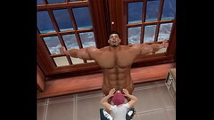 lady in the next room gets the privilege of sucking off handsome hunk roberto garza Thumb