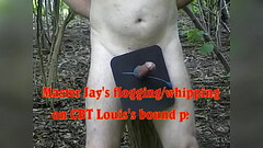 Master Jay flogs CBTLouis'_s penis Part2 Thumb