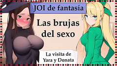 Las brujas del sexo. Brujita timida y la reina de los elfos te la chupan. JOI COMPLETO. Thumb