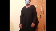 Hot Pakistani gay boy masturbating with Hot black gown with dancing Thumb