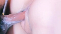 Cum twice inside her and whip the cream inside. creamy close up fuck Thumb