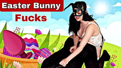 Femdom Pegging Easter Bunny FLR A2M ATM Strapon Strap on Dominatrix Bondage BDSM Milf Stepmom Thumb