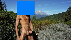 Mountain background jerking Thumb
