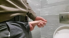 Cumming at the mall. Masturbating in the public restroom. Thumb