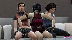 [TRAILER] Resident evil - Lesbian Parody - Ada Wong, Jill Valentine and Claire Redfield Thumb