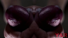 Art blowjob close up big cock sucking and jerking off to cum Thumb