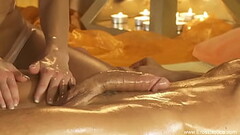 Blonde Masseuse Giving A Great Massage Thumb