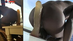 Rough Anal Huge Dildo Deep In Twink Bum, In The Sun | 2of2 Thumb