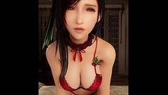 3D Compilation Tifa Lockhart Christmas Fuck Uncensored Hentai Final Fantasy 7 Remake Thumb