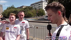 We found so many hot guys! We met this scally guy and he tried to teach us some Welsh! Thumb